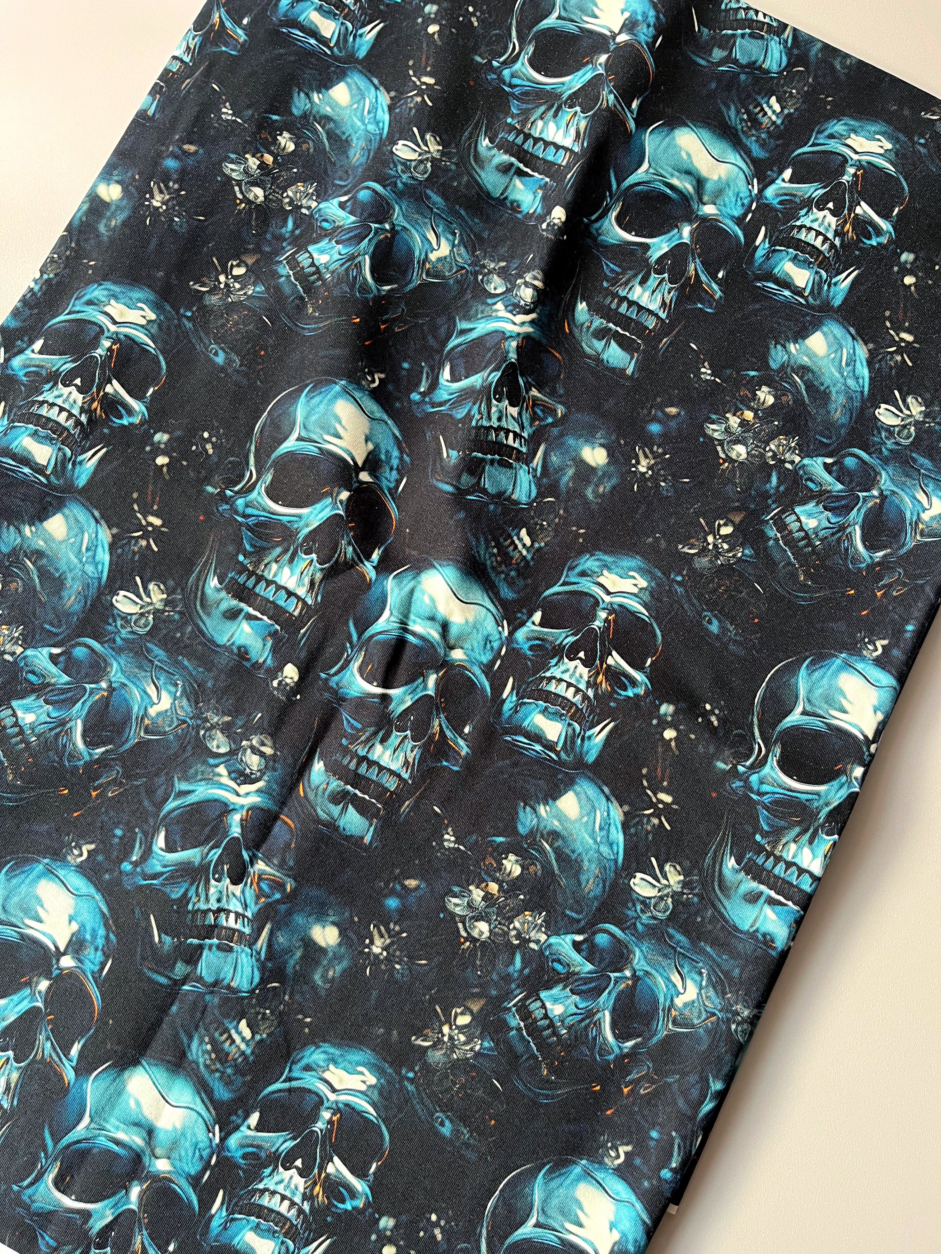 Blue Skull Halloween